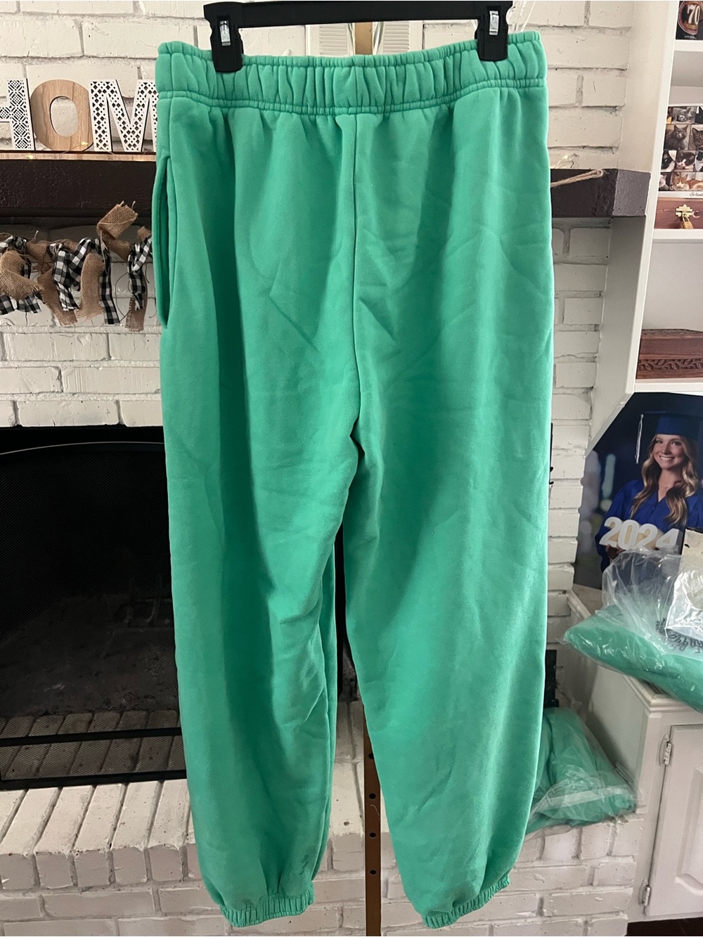 Panache Apparel Mint Green Plush Jogger Sweat Set - Picture 9 of 14